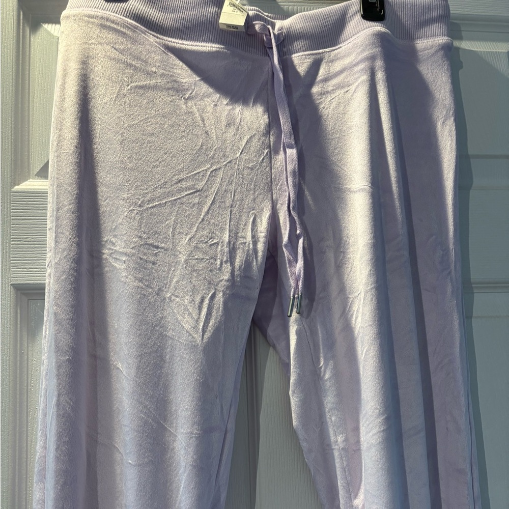 Aerie Light Purple Drawstring Lounge Pants (Size L) and Bandeau Top (Size M)